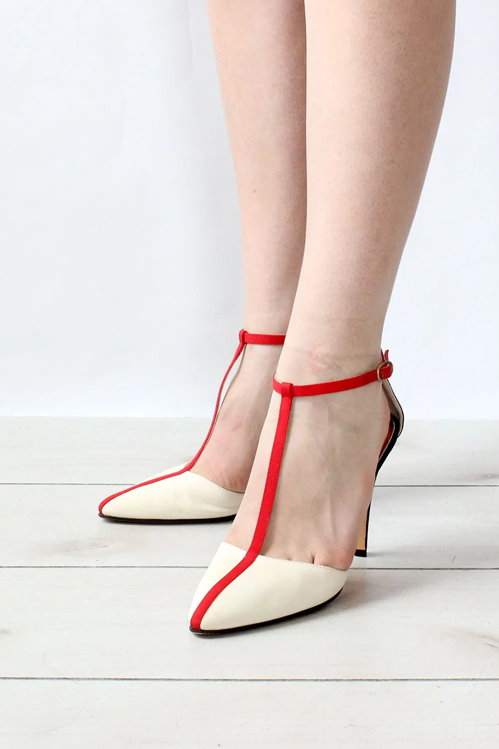 Anne Klein Tri-tone Heels 7 1/2