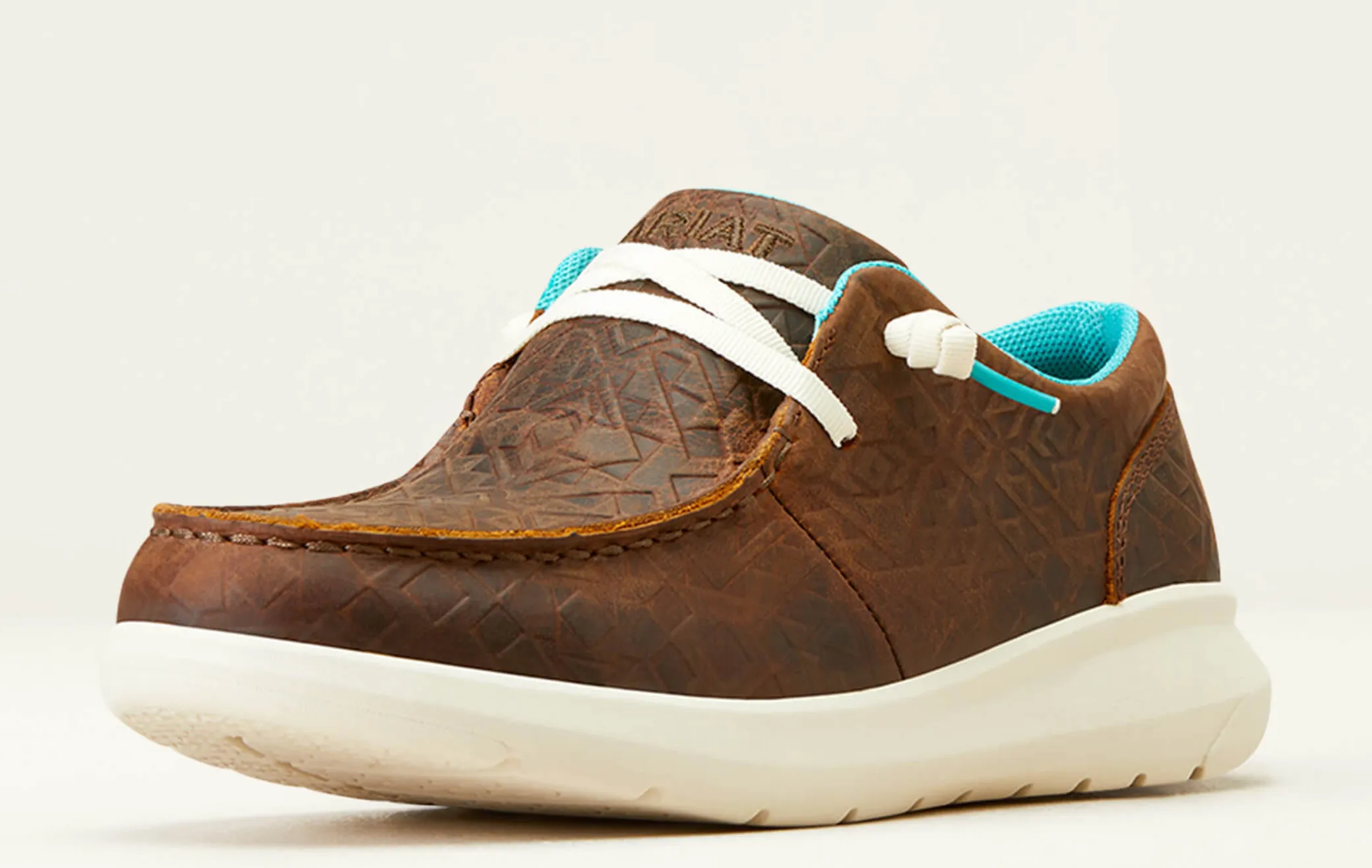 Ariat Hilo Loafers- Brown Blanket Emboss
