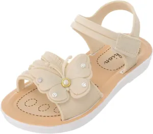 Children Girls Low Heel Dress Sandals Summer New Soft Sole Non Slip Comfortable Fashion Princess Shoes Bow Cute Summer Weeding Sandals