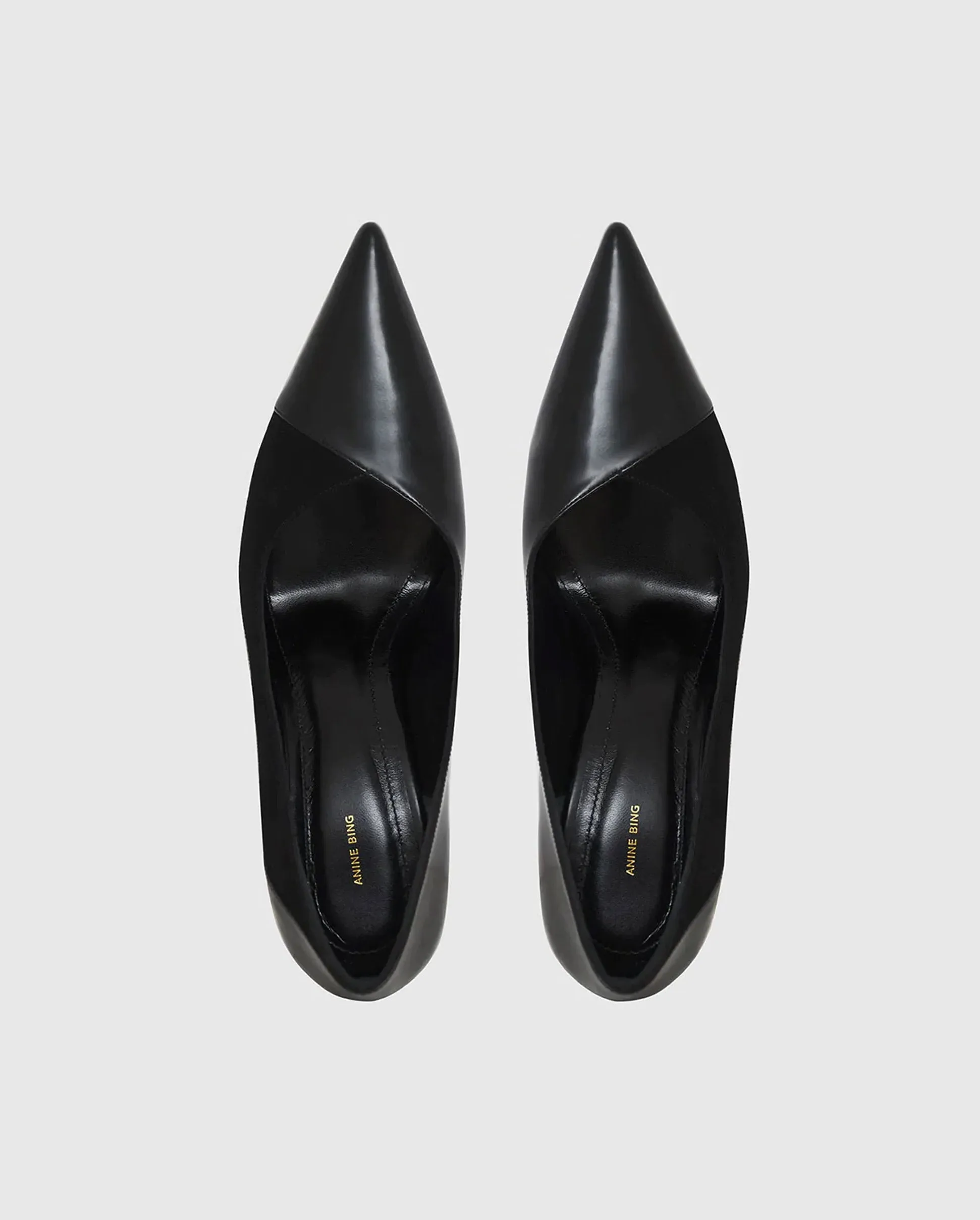 DEVON PUMPS / HIGH/SHINE AND MATTE BLACK