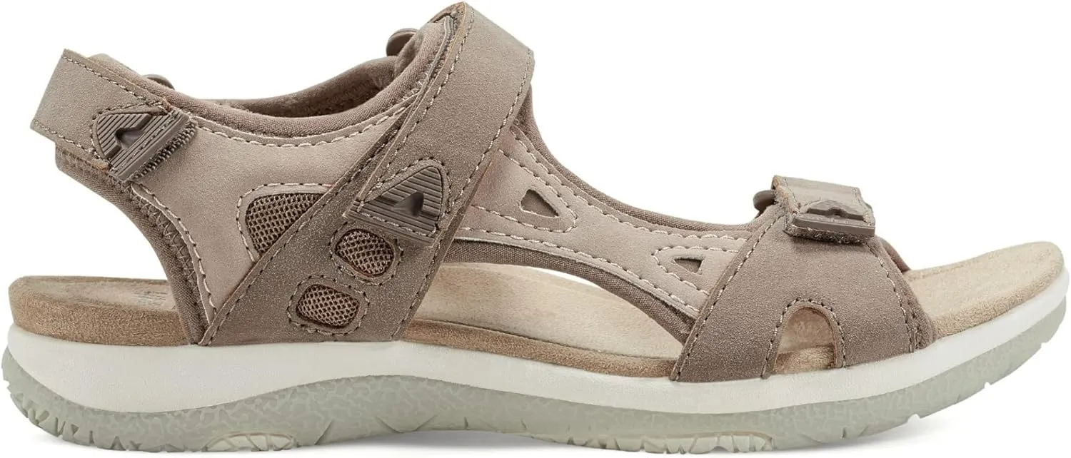Earth Origins Womens Skylar Sandal I Slip Resistant, Suede Sandals for Everyday