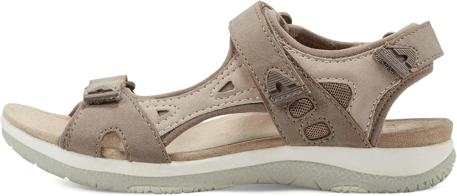 Earth Origins Womens Skylar Sandal I Slip Resistant, Suede Sandals for Everyday