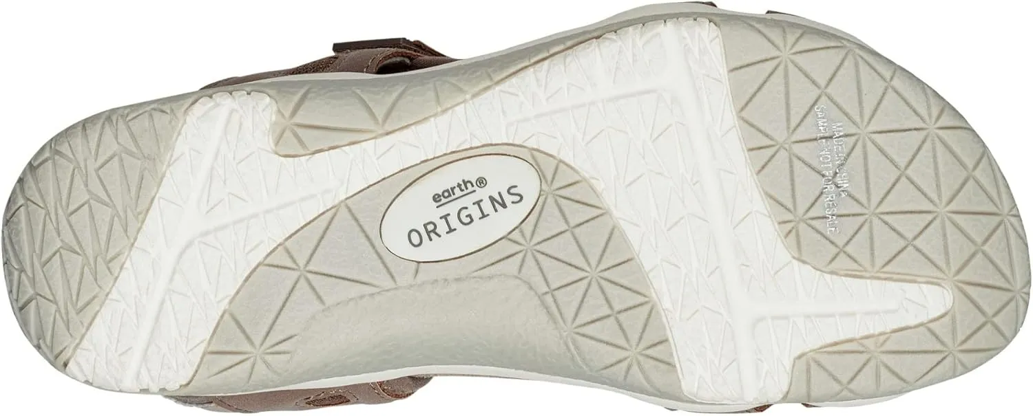 Earth Origins Womens Skylar Sandal I Slip Resistant, Suede Sandals for Everyday