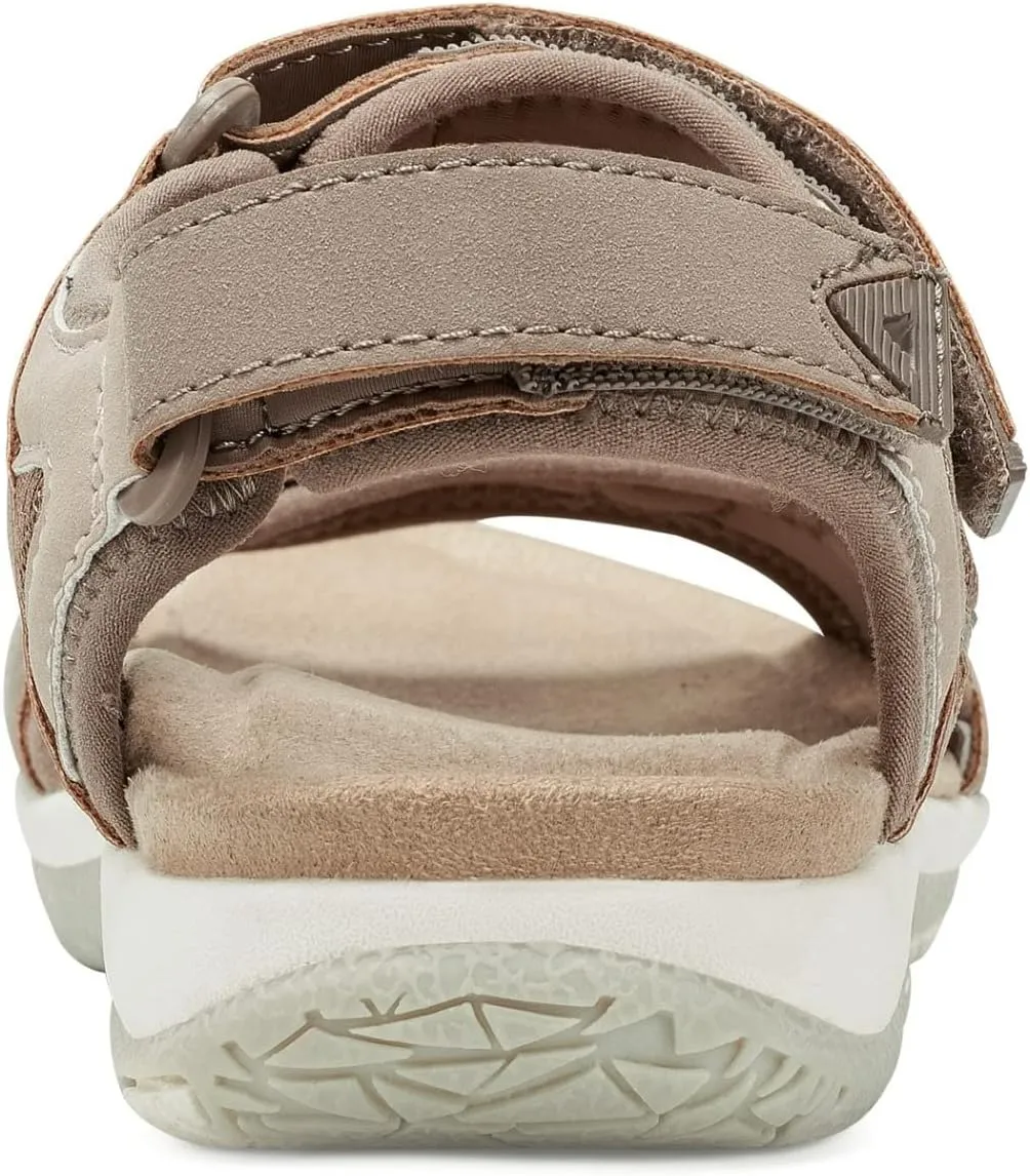 Earth Origins Womens Skylar Sandal I Slip Resistant, Suede Sandals for Everyday