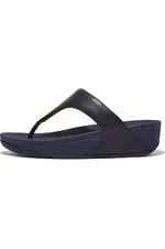 FitFlop Lulu Leather Toe Post deepest blue