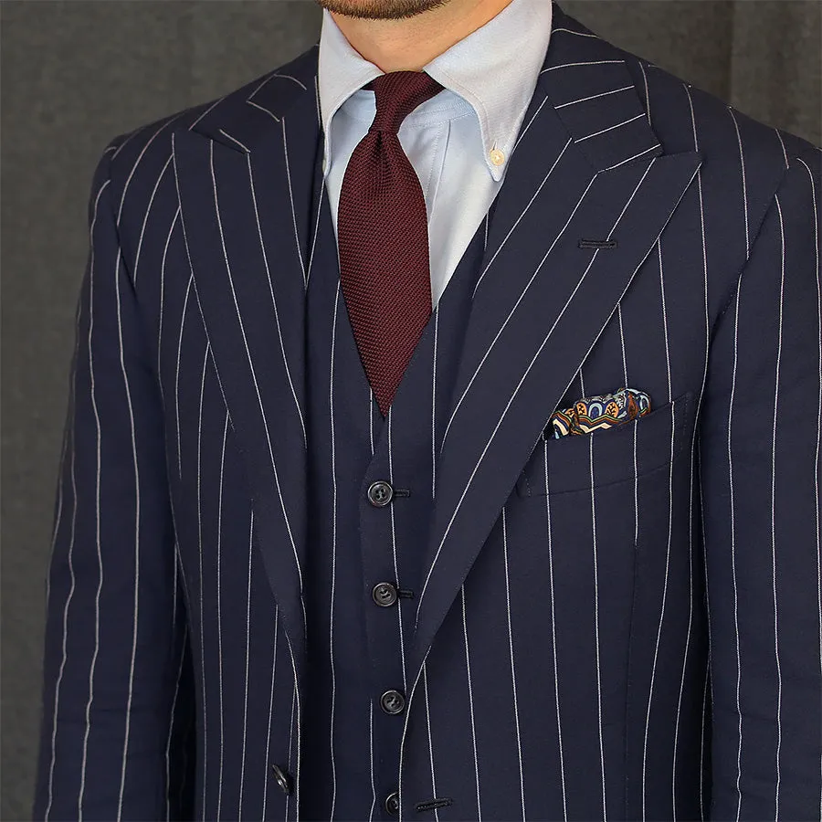 Grenadine / Garza Fina Tie - Burgundy - Hand-Rolled