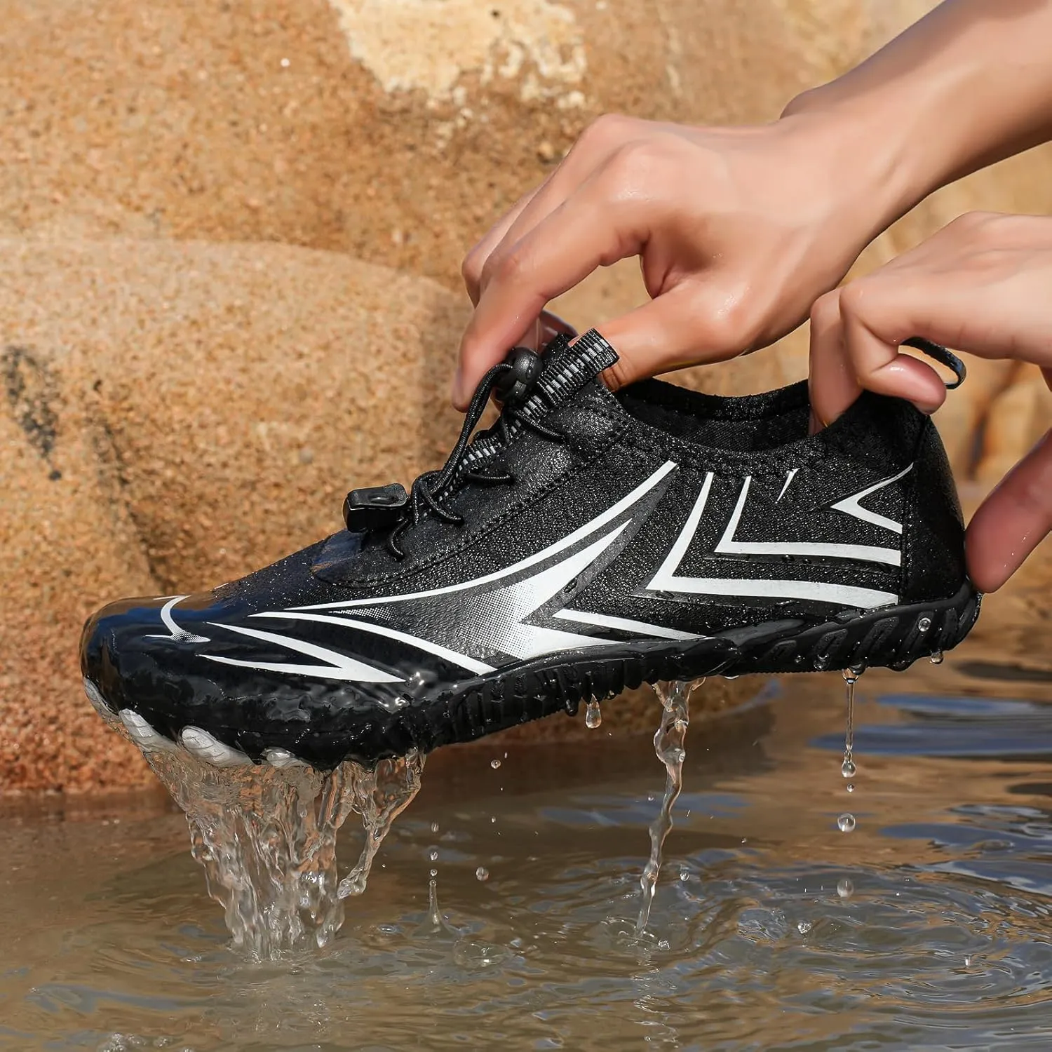 Grounded Footwear for Women Men Breathable Fashion Barefoot Shoes Non-Slip Healthy Walking Hiking Athletic Shoes