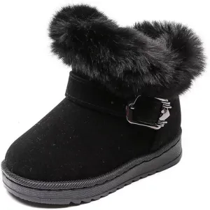 Kids Girl Non Slip Warm Velvet Winter Boots for Outdoor Snow Walking School Sport Trekking