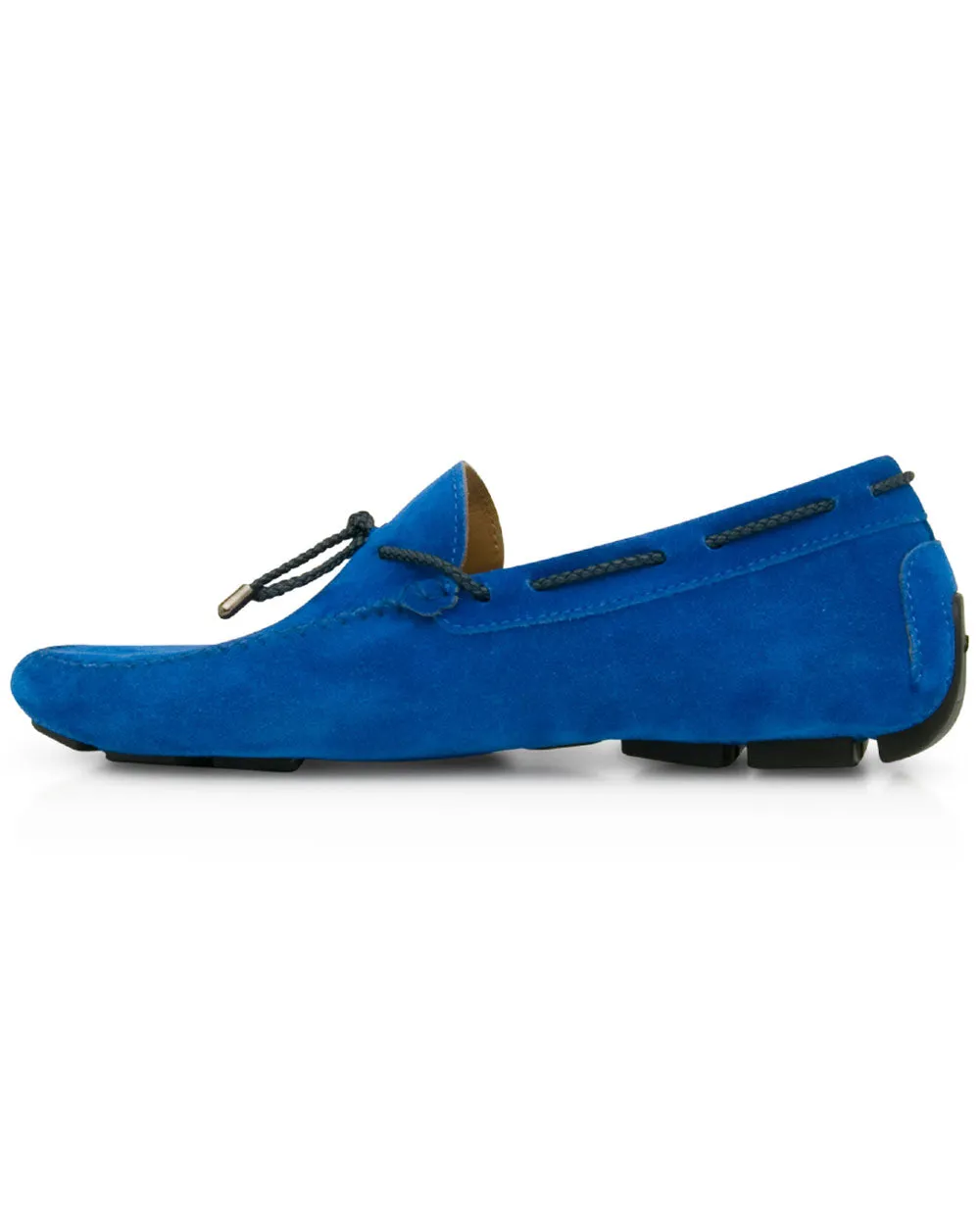 Lace Up Driver in High Blue