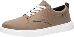 Men Casual Shoes Fashionable and Simple Solid Color Thick Bottomed Flat Bottomed Comfortable Canvas Dress Down Shoes Men