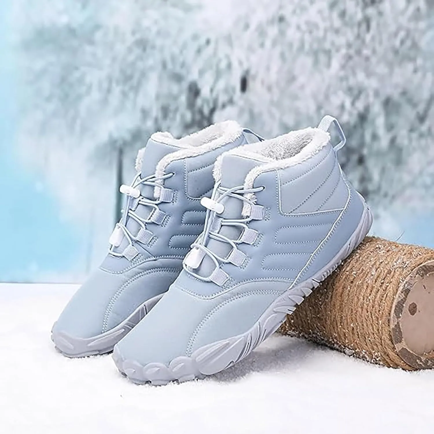 Mens Work Boots Wide Width Hiking Sneakers Women's Slip On Warm Safety Shoes for Women Non Slip Slip On Platform Shoes Lightweight Comfortable Hike Grounded Footwear