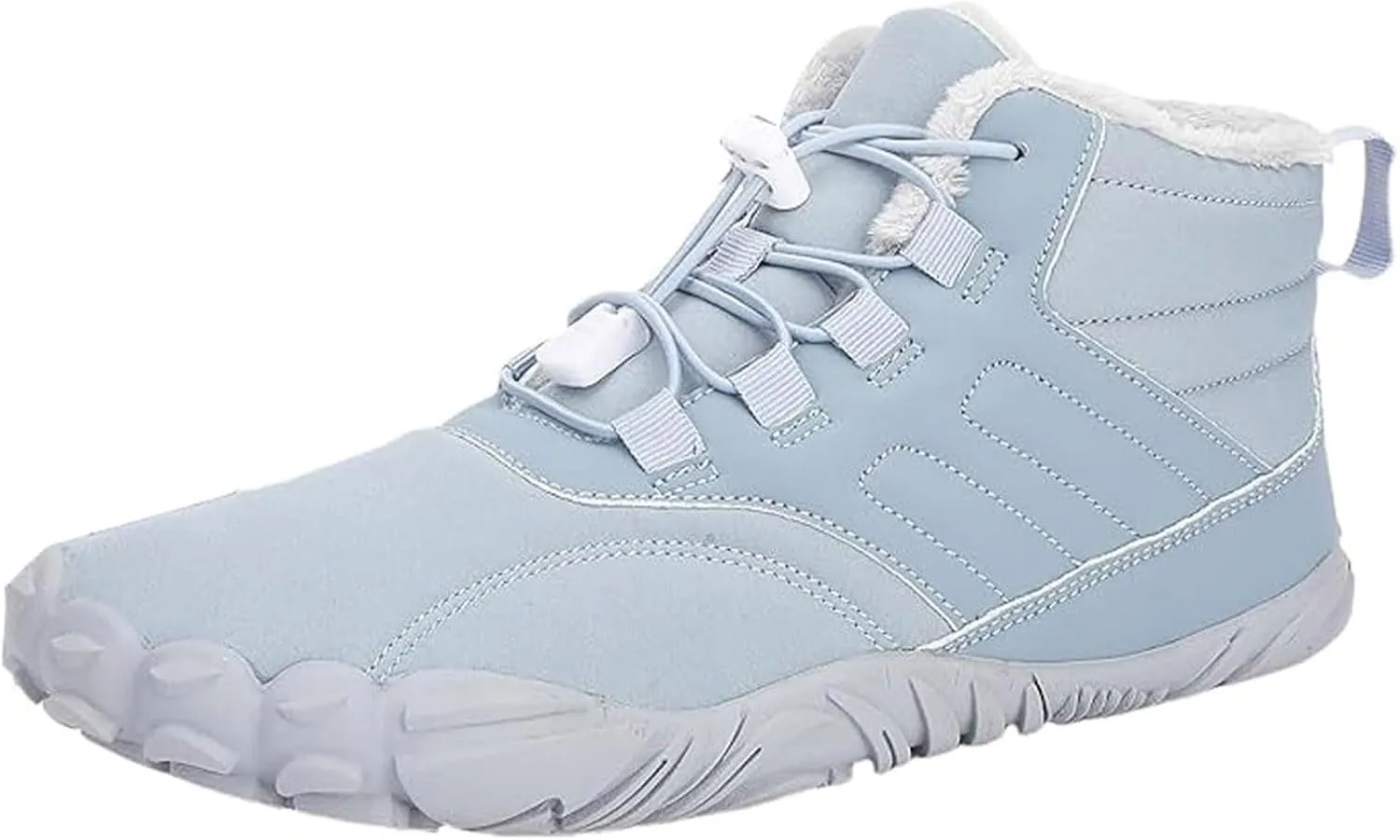 Mens Work Boots Wide Width Hiking Sneakers Women's Slip On Warm Safety Shoes for Women Non Slip Slip On Platform Shoes Lightweight Comfortable Hike Grounded Footwear