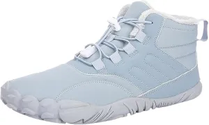Mens Work Boots Wide Width Hiking Sneakers Women's Slip On Warm Safety Shoes for Women Non Slip Slip On Platform Shoes Lightweight Comfortable Hike Grounded Footwear