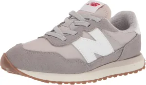 New Balance Kids 237 Bungee Sneaker, MARBLEHEAD/MOONBEAM, 10.5 W Little Kid (4-8 Years)