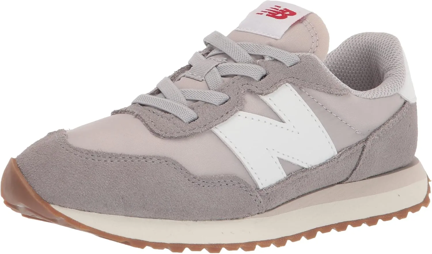 New Balance Kids 237 Bungee Sneaker, MARBLEHEAD/MOONBEAM, 10.5 W Little Kid (4-8 Years)