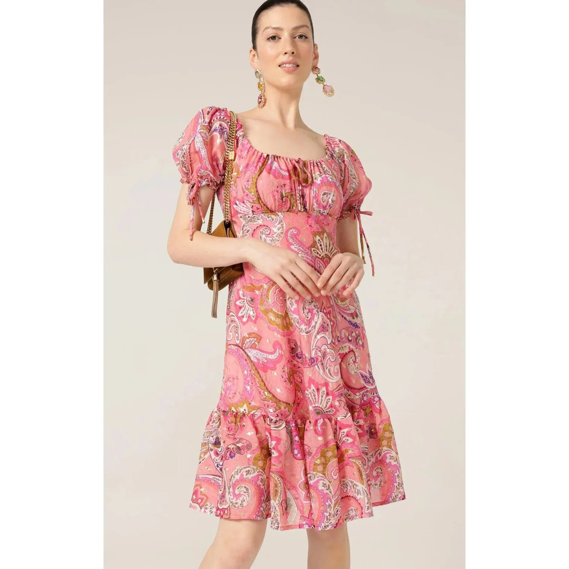 Sacha Drake Rosy Finch Dress (Pink Paisley)