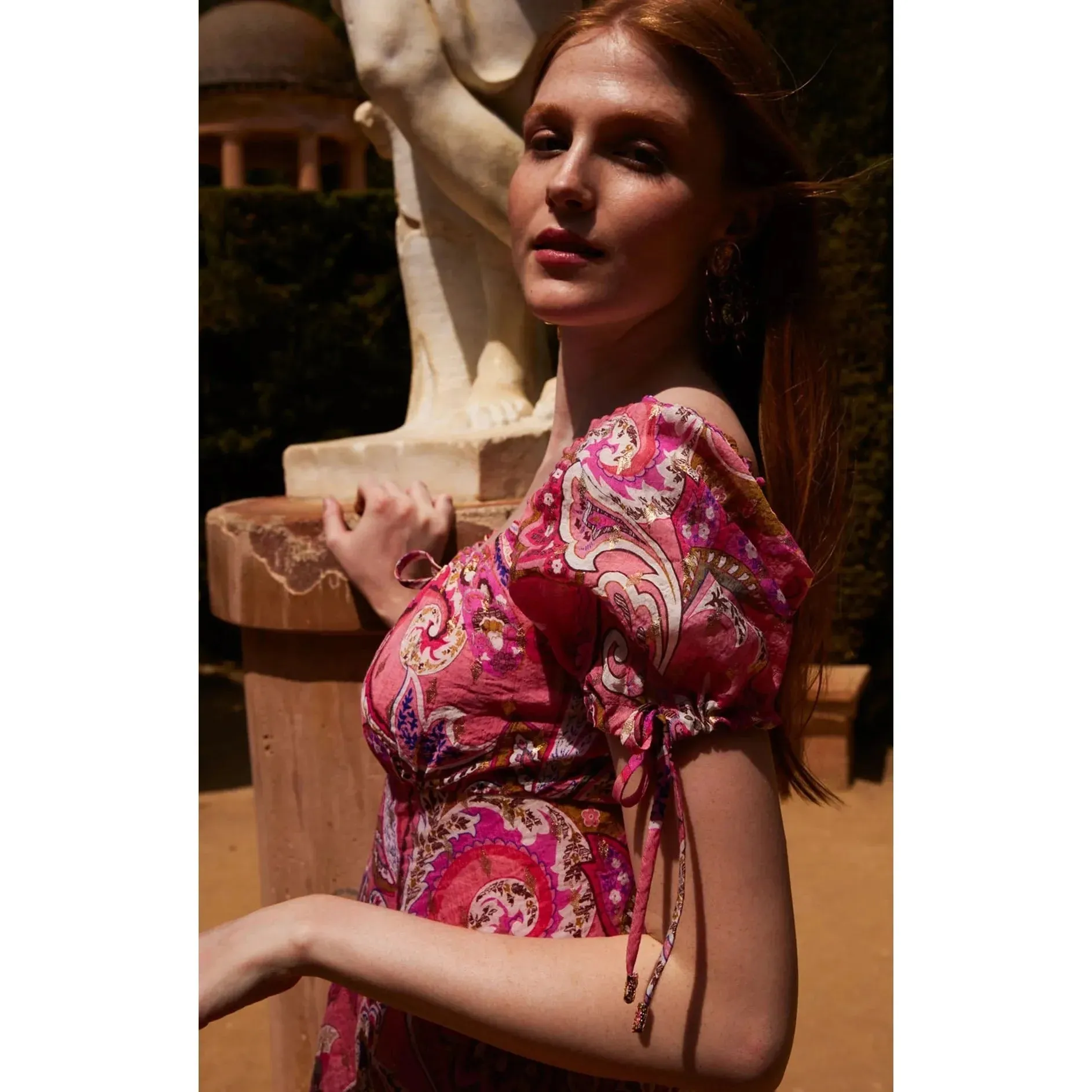 Sacha Drake Rosy Finch Dress (Pink Paisley)