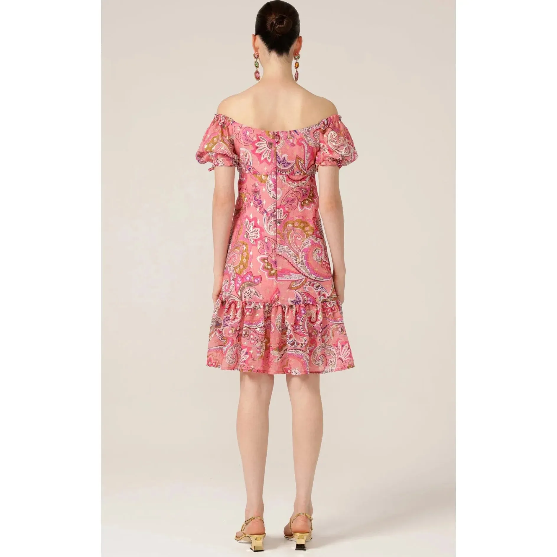 Sacha Drake Rosy Finch Dress (Pink Paisley)