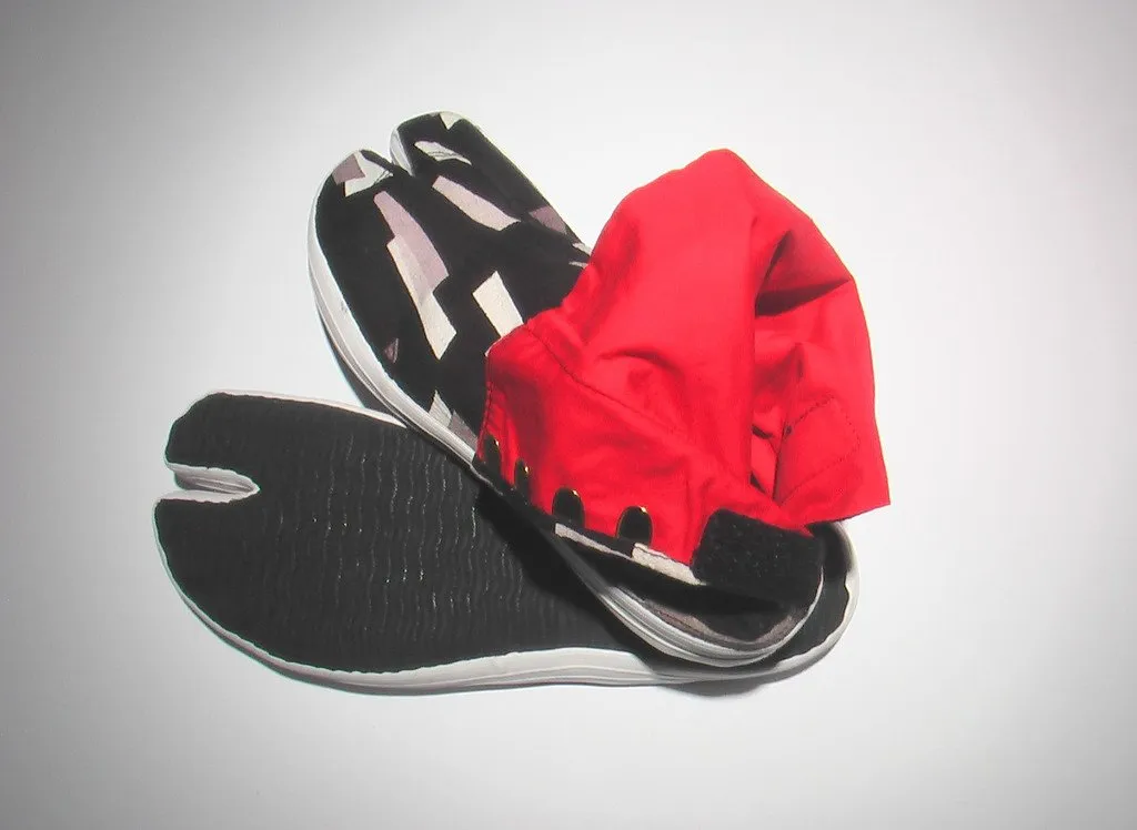 Shatter Pattern Tabi Boots & Tabi Socks Set