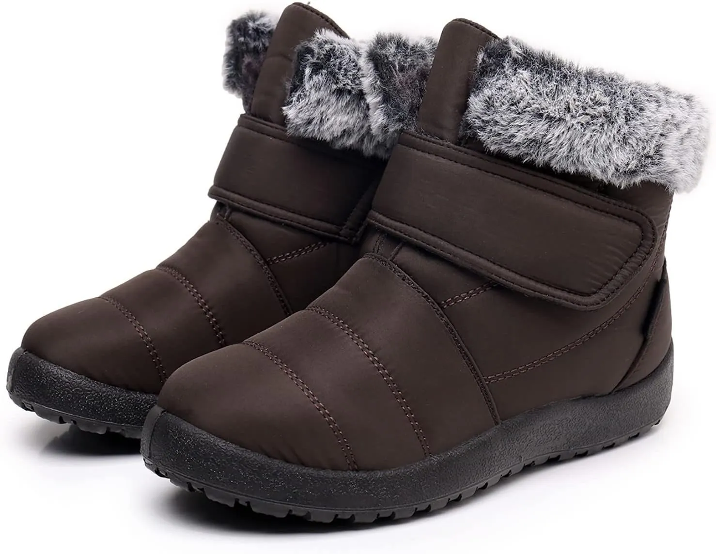 Snow Boots for Women Waterproof Winter Boots Non Slip Warm Fur Booties Winter Warm Outdoor Ankle Boots Comfortable Winter Shoes Trekking Shoes