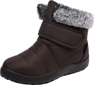 Snow Boots for Women Waterproof Winter Boots Non Slip Warm Fur Booties Winter Warm Outdoor Ankle Boots Comfortable Winter Shoes Trekking Shoes