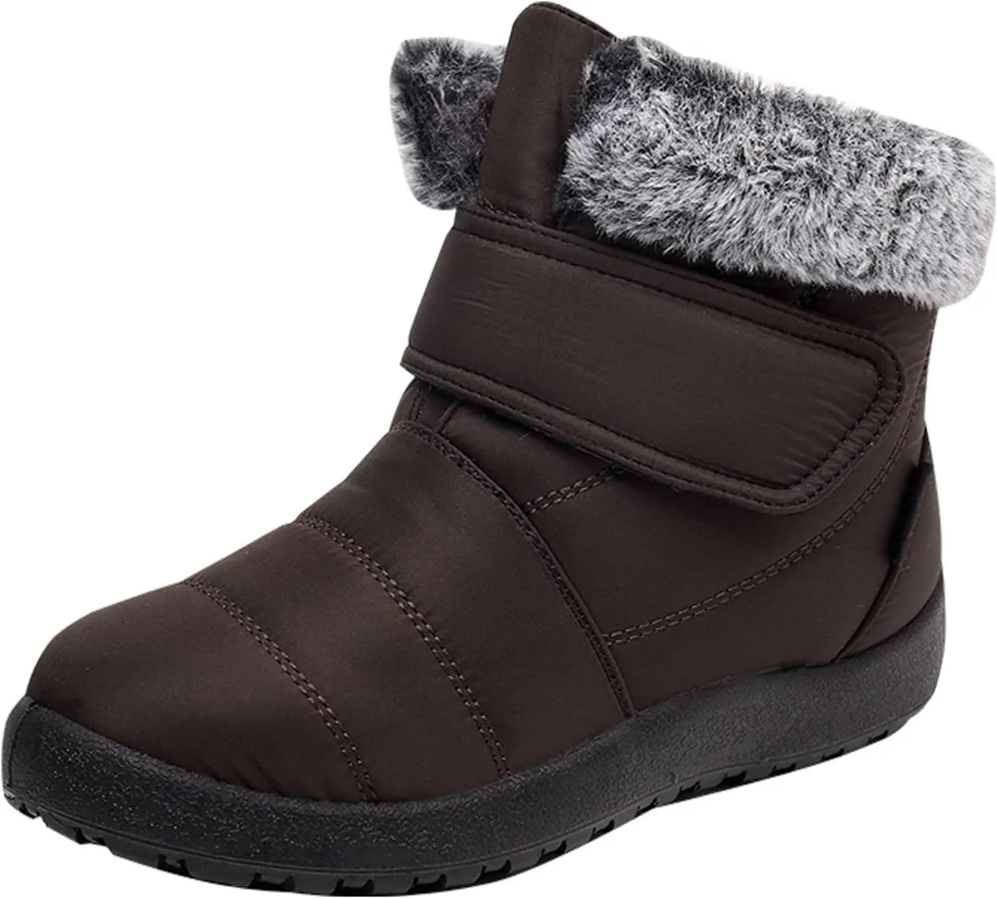 Snow Boots for Women Waterproof Winter Boots Non Slip Warm Fur Booties Winter Warm Outdoor Ankle Boots Comfortable Winter Shoes Trekking Shoes