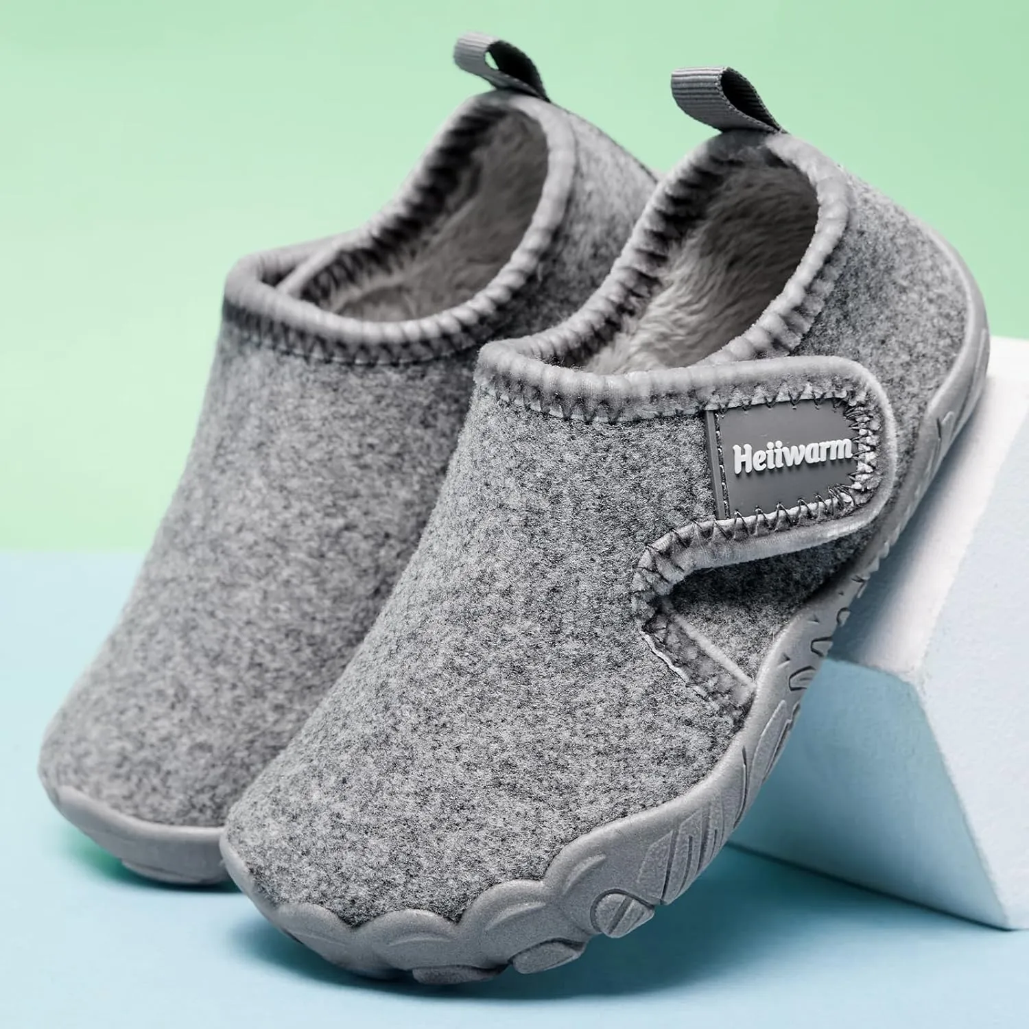 Toddler Winter Slippers Soft Warm Fleece Cozy House Non Slip Lightweight Bedroom Slippers for Girls Boys