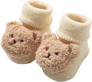 Warm Winter Baby Shoes Cartoon Bear Shape Cute Baby Shoes Baby Soft Sole Shoes Boys Shoes Size 13