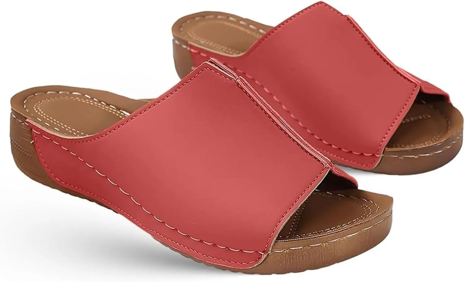 Women's Sandals Comfortable Cute Orthopedic Slippers Anti-Slip Walking Dressy Summer Orthotic Flip Flops with Arch Support