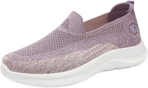 Women's Walking Shoes Slip On Running Sneakers Summer Casual Gym Workout Tennis Comfortable Casual Sports Shoes