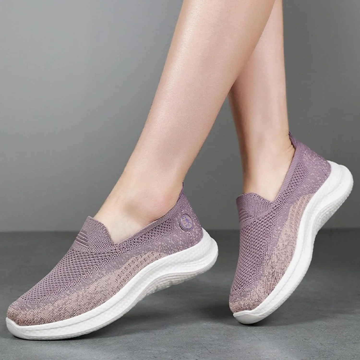 Women's Walking Shoes Slip On Running Sneakers Summer Casual Gym Workout Tennis Comfortable Casual Sports Shoes