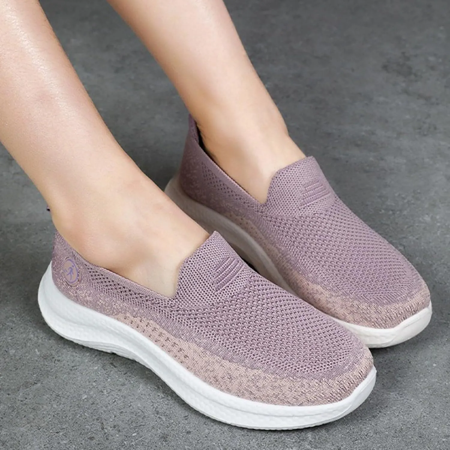 Women's Walking Shoes Slip On Running Sneakers Summer Casual Gym Workout Tennis Comfortable Casual Sports Shoes
